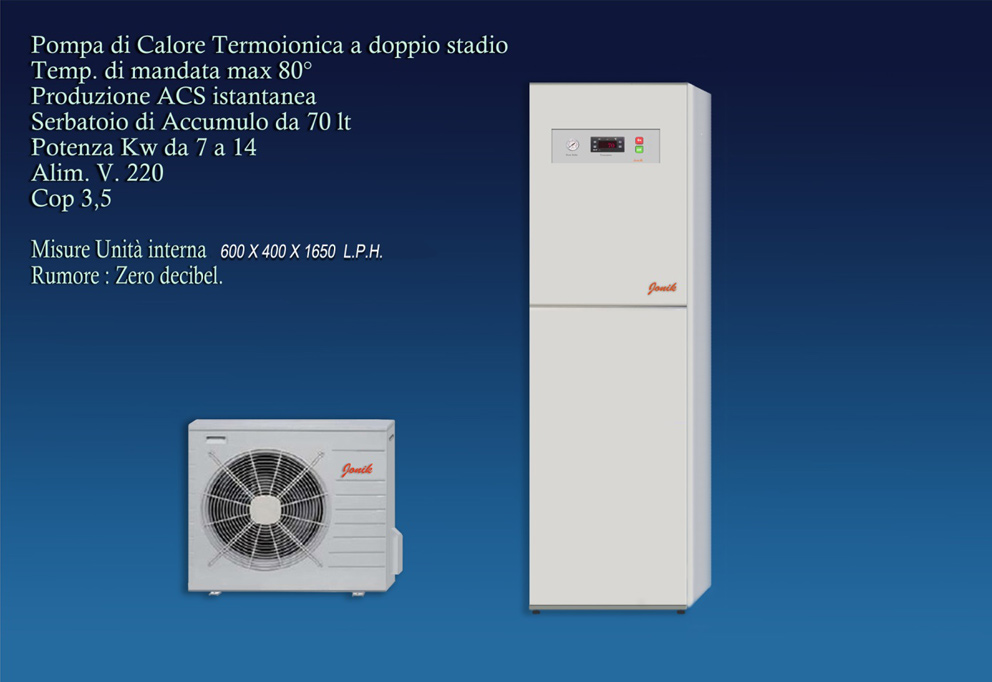 Caldaia elettrica a dissociazione ionica Sostituire caldaia con pompa di calore
