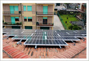 impianto fotovoltaico da 12kWp installato a Civitanova Marche, in provincia di Macerata, regione Marche