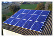 impianto fotovoltaico installato a Petriolo